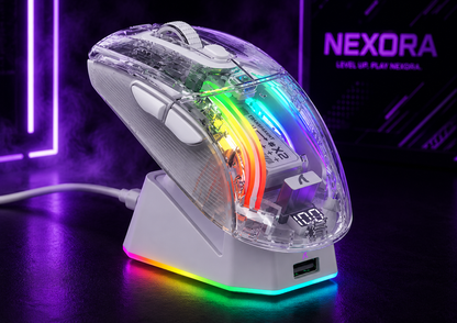 Souris Gaming ATTACK SHARK X2 Pro - RGB - Station de Charge Sans Fil